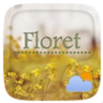 floret style go weather ex android application logo